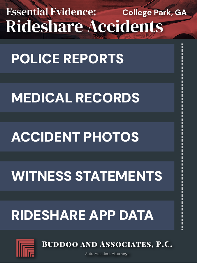 Buddoo Infographics College Park Rideshare Accident Evidence