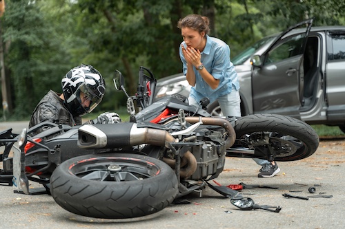 Georgia Lane-Splitting Motorcycle Accident